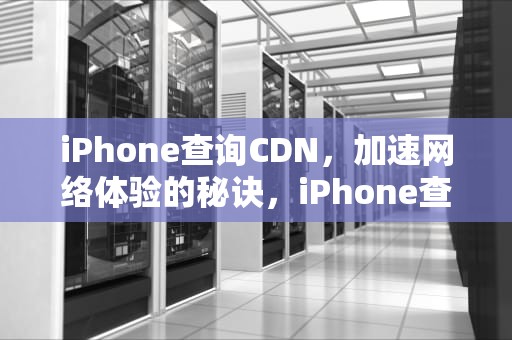 iPhone查询CDN，加速网络体验的秘诀，iPhone查询本机号码