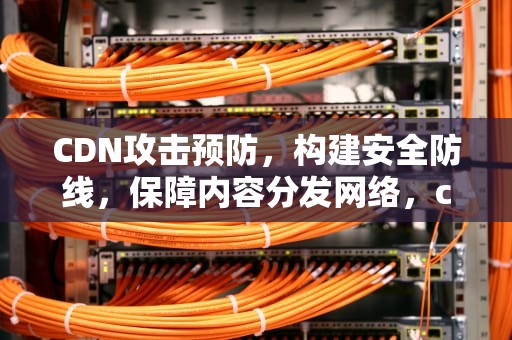 CDN攻击预防，构建安全防线，保障内容分发网络，cdn防攻击原理
