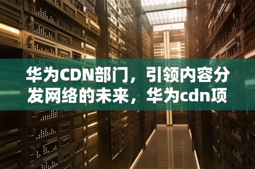 华为CDN部门，引领内容分发网络的未来，华为cdn项目