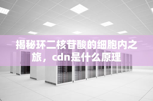揭秘环二核苷酸的细胞内之旅，cdn是什么原理