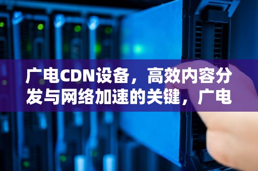 广电CDN设备，高效内容分发与网络加速的关键，广电的dns是什么