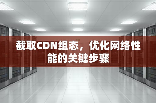 截取CDN组态，优化网络性能的关键步骤