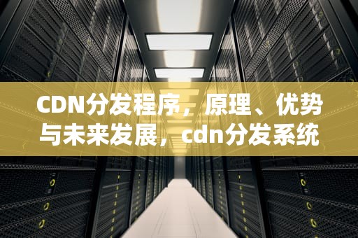 CDN分发程序，原理、优势与未来发展，cdn分发系统