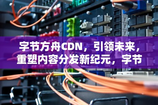 字节方舟CDN，引领未来，重塑内容分发新纪元，字节方舟和字节跳动的关系