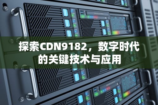 探索CDN9182，数字时代的关键技术与应用