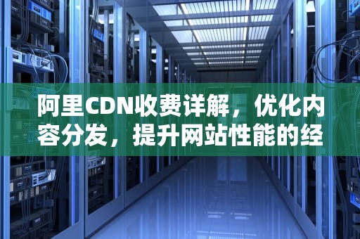 阿里CDN收费详解，优化内容分发，提升网站性能的经济选择，阿里cdn费用