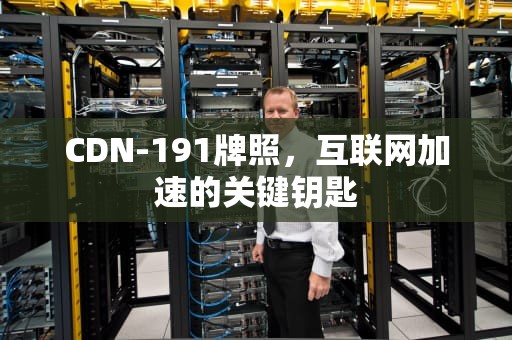 CDN-191牌照，互联网加速的关键钥匙