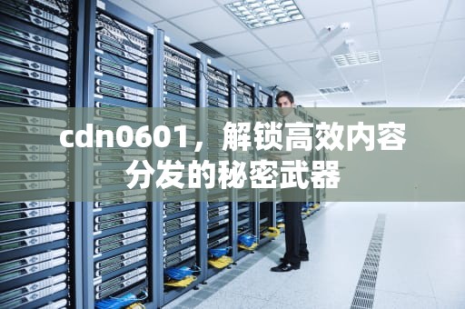 cdn0601，解锁高效内容分发的秘密武器