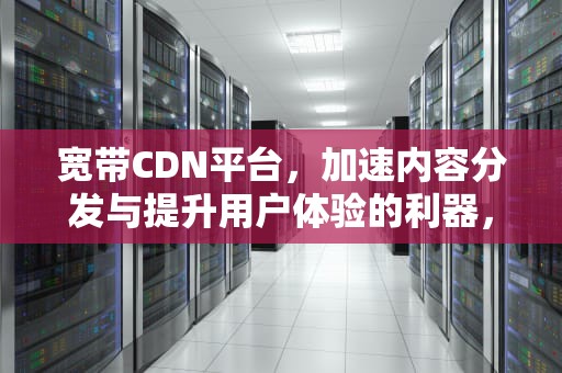 宽带CDN平台，加速内容分发与提升用户体验的利器，宽带 cdn