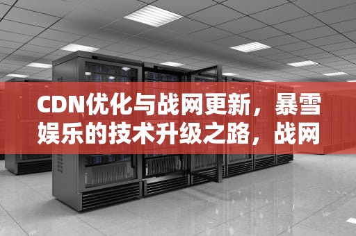 CDN优化与战网更新，暴雪娱乐的技术升级之路，战网更新卡cdn