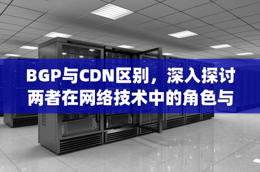 BGP与CDN区别，深入探讨两者在网络技术中的角色与应用，cdn和bgp