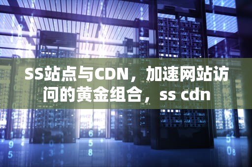 SS站点与CDN，加速网站访问的黄金组合，ss cdn