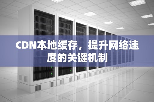 CDN本地缓存，提升网络速度的关键机制