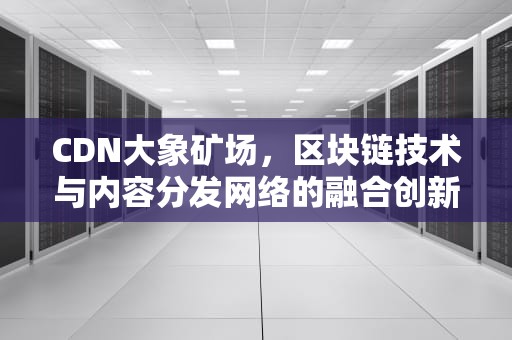 CDN大象矿场，区块链技术与内容分发网络的融合创新，大象矿池官网