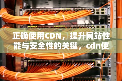 正确使用CDN，提升网站性能与安全性的关键，cdn使用方法