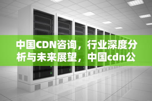 中国CDN咨询，行业深度分析与未来展望，中国cdn公司