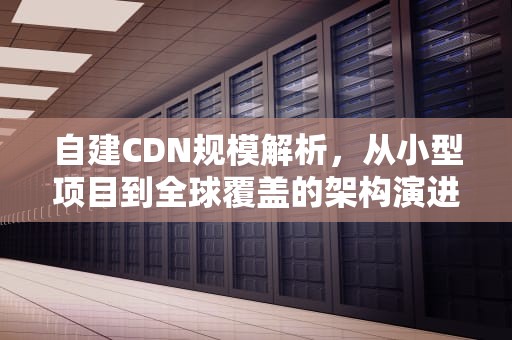 自建CDN规模解析，从小型项目到全球覆盖的架构演进，自建cdn平台