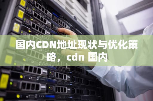 国内CDN地址现状与优化策略，cdn 国内