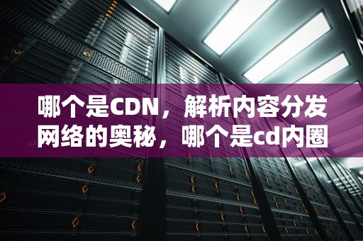 哪个是CDN，解析内容分发网络的奥秘，哪个是cd内圈码和外圈码