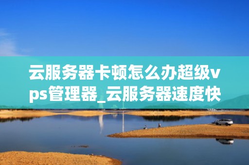 云服务器卡顿怎么办超级vps管理器_云服务器速度快吗_解决云服务器卡顿问题：超级VPS管理器的运用