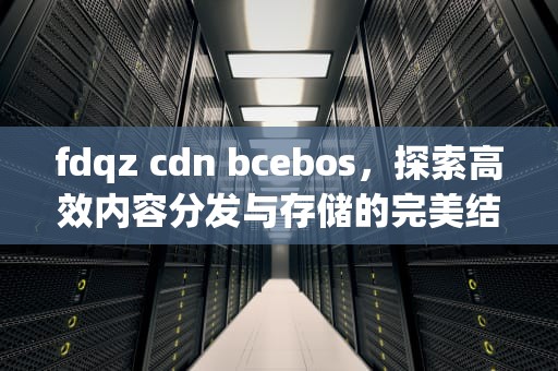 fdqz cdn bcebos，探索高效内容分发与存储的完美结合
