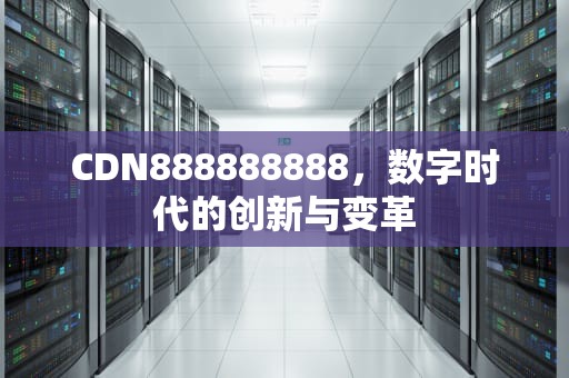CDN888888888，数字时代的创新与变革
