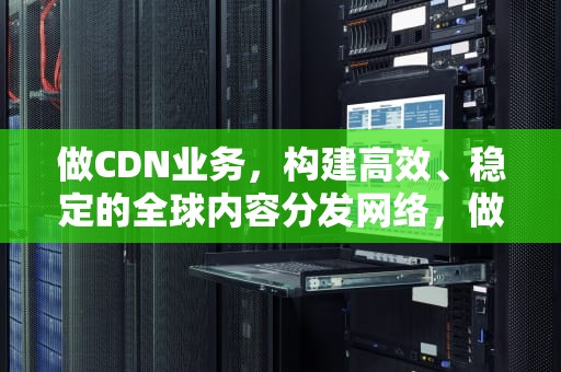 做CDN业务，构建高效、稳定的全球内容分发网络，做cdn业务怎么才能多装宽带呢