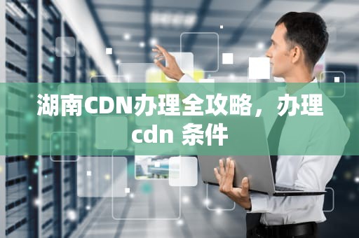 湖南CDN办理全攻略，办理cdn 条件