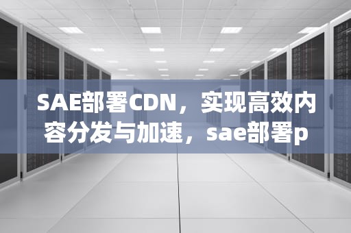SAE部署CDN，实现高效内容分发与加速，sae部署php