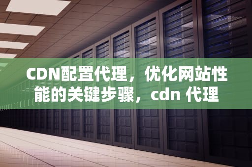 CDN配置代理，优化网站性能的关键步骤，cdn 代理