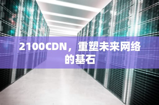 2100CDN，重塑未来网络的基石