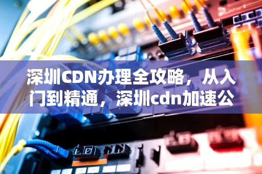 深圳CDN办理全攻略，从入门到精通，深圳cdn加速公司
