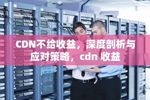 CDN不给收益，深度剖析与应对策略，cdn 收益