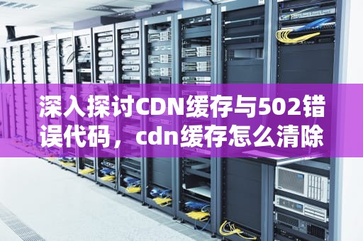 深入探讨CDN缓存与502错误代码，cdn缓存怎么清除