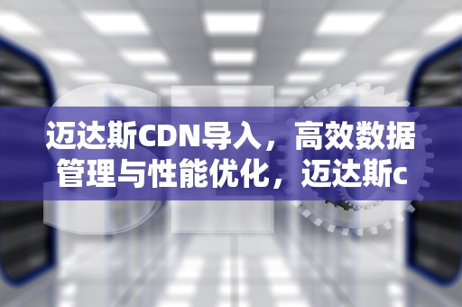 迈达斯CDN导入，高效数据管理与性能优化，迈达斯cdn导入模型无法运行