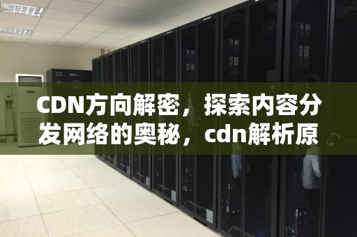 CDN方向解密，探索内容分发网络的奥秘，cdn解析原理