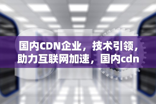 国内CDN企业，技术引领，助力互联网加速，国内cdn公司