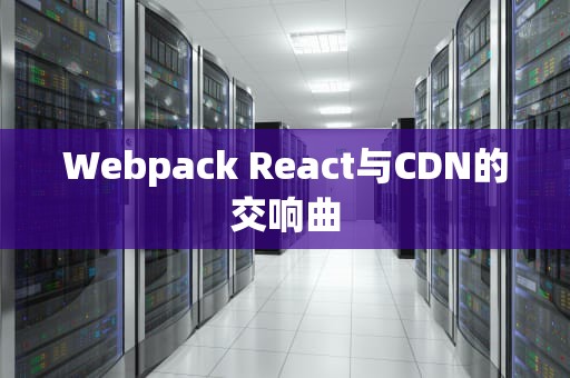 Webpack React与CDN的交响曲