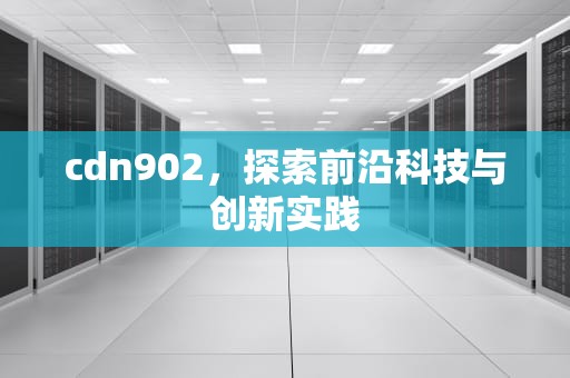 cdn902，探索前沿科技与创新实践
