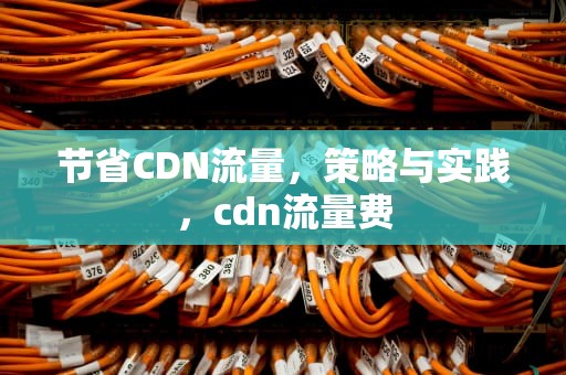 节省CDN流量，策略与实践，cdn流量费