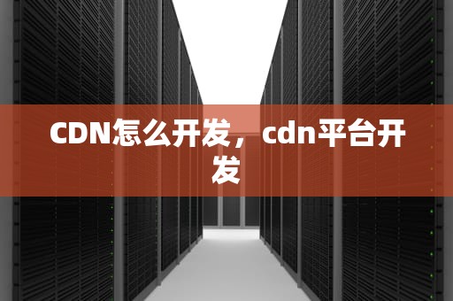 CDN怎么开发，cdn平台开发