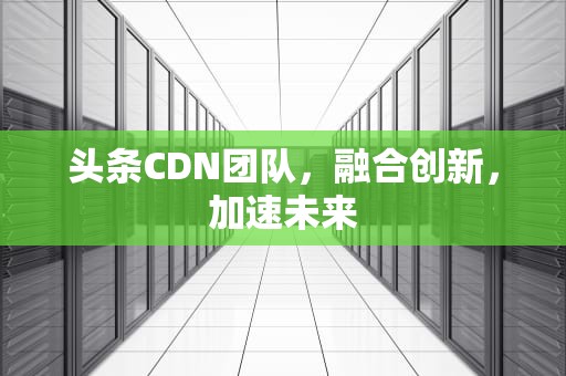 头条CDN团队，融合创新，加速未来