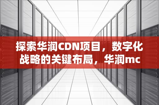 探索华润CDN项目，数字化战略的关键布局，华润mcu