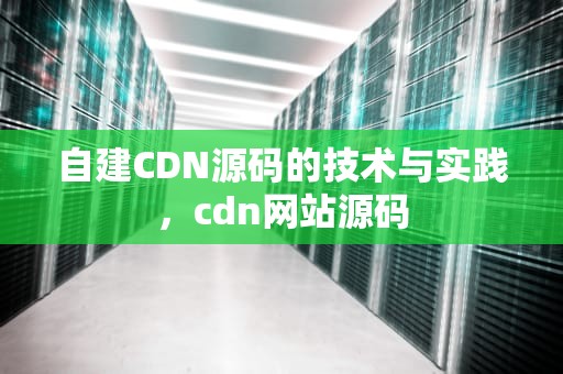 自建CDN源码的技术与实践，cdn网站源码