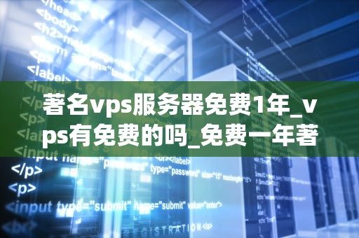 著名vps服务器免费1年_vps有免费的吗_免费一年著名VPS服务器的探索与实践