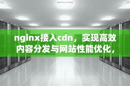 nginx接入cdn，实现高效内容分发与网站性能优化，nginx接入雷池waf