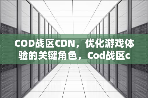 COD战区CDN，优化游戏体验的关键角色，Cod战区cdk联赛皮肤