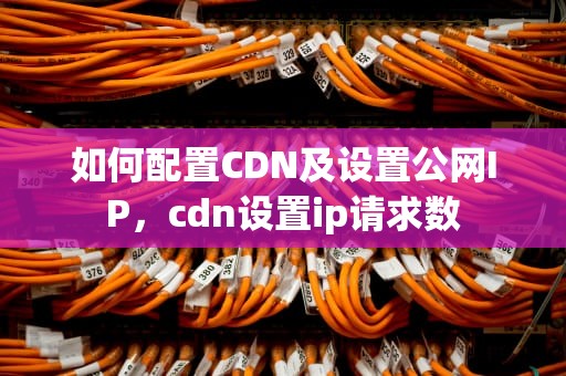 如何配置CDN及设置公网IP，cdn设置ip请求数