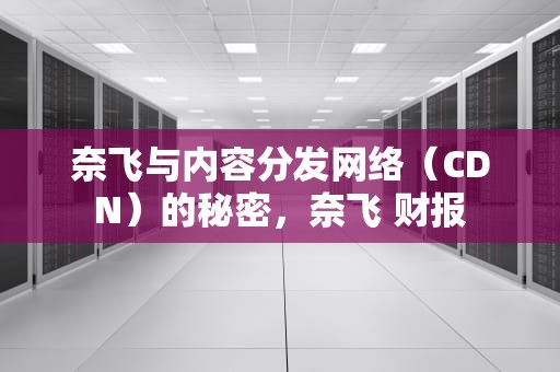 奈飞与内容分发网络（CDN）的秘密，奈飞 财报