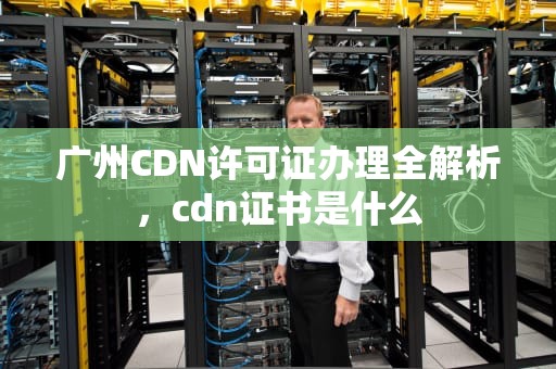 广州CDN许可证办理全解析，cdn证书是什么